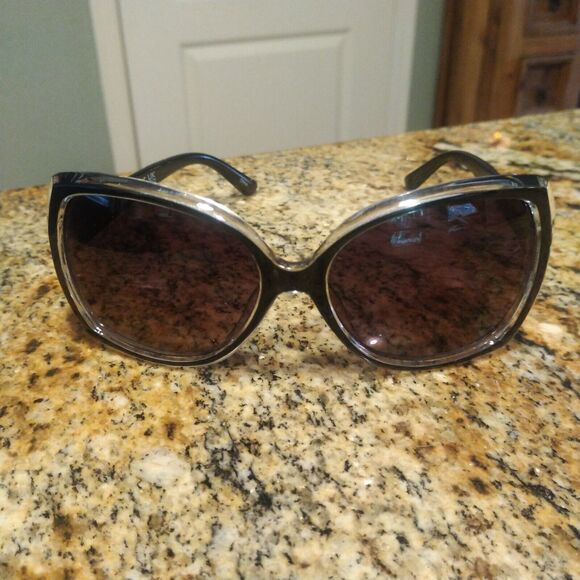 Jessica Simpson Oversized Sunglasses Black, Chrome J5234 OX - IOJSOP0927-R - Picture 4 of 10